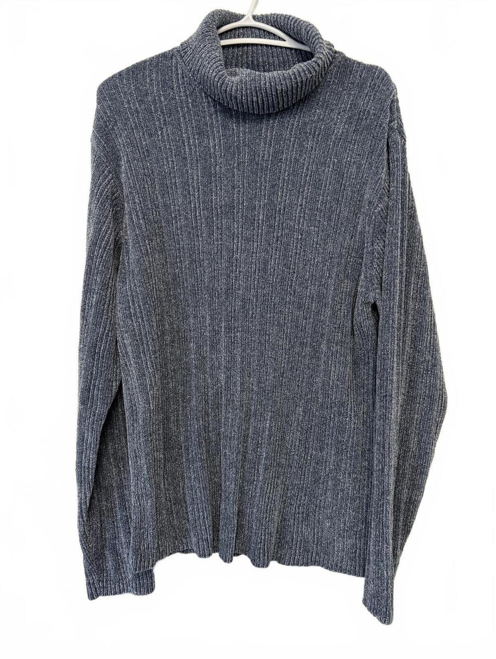 Penmans Grey Ribbed Turtleneck Sweater size Med